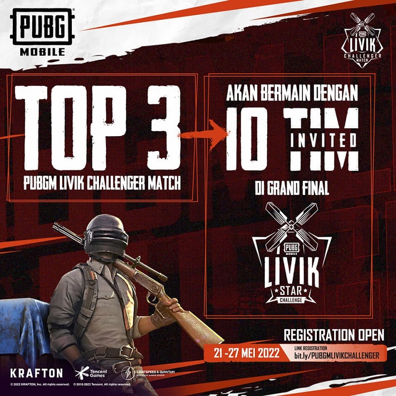 PUBG Mobile Livik Challenger Match Siap Digelar Dengan Gelontoran Hadiah Total 100 Juta Rupiah!