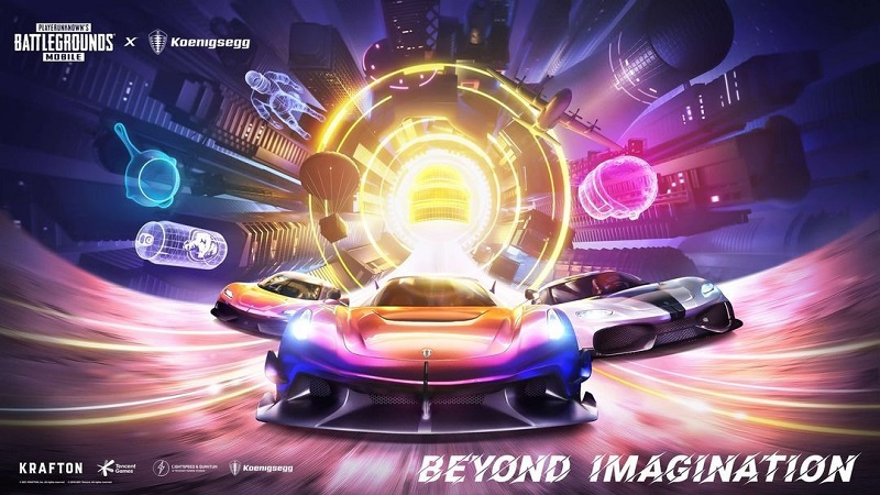Fantastis! Kolaborasi PUBG Mobile Dengan Supercar Koenigsegg